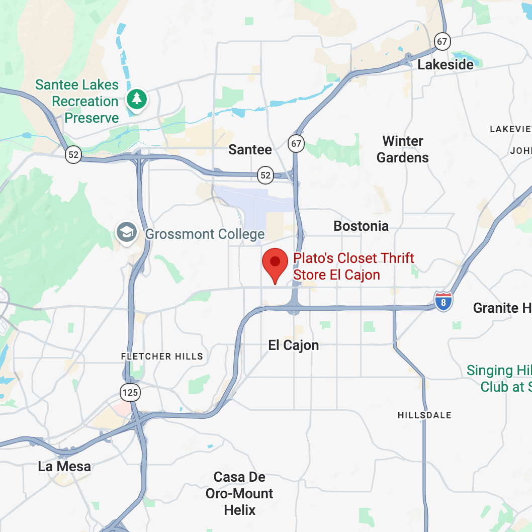 El Cajon Plato's Closet Location